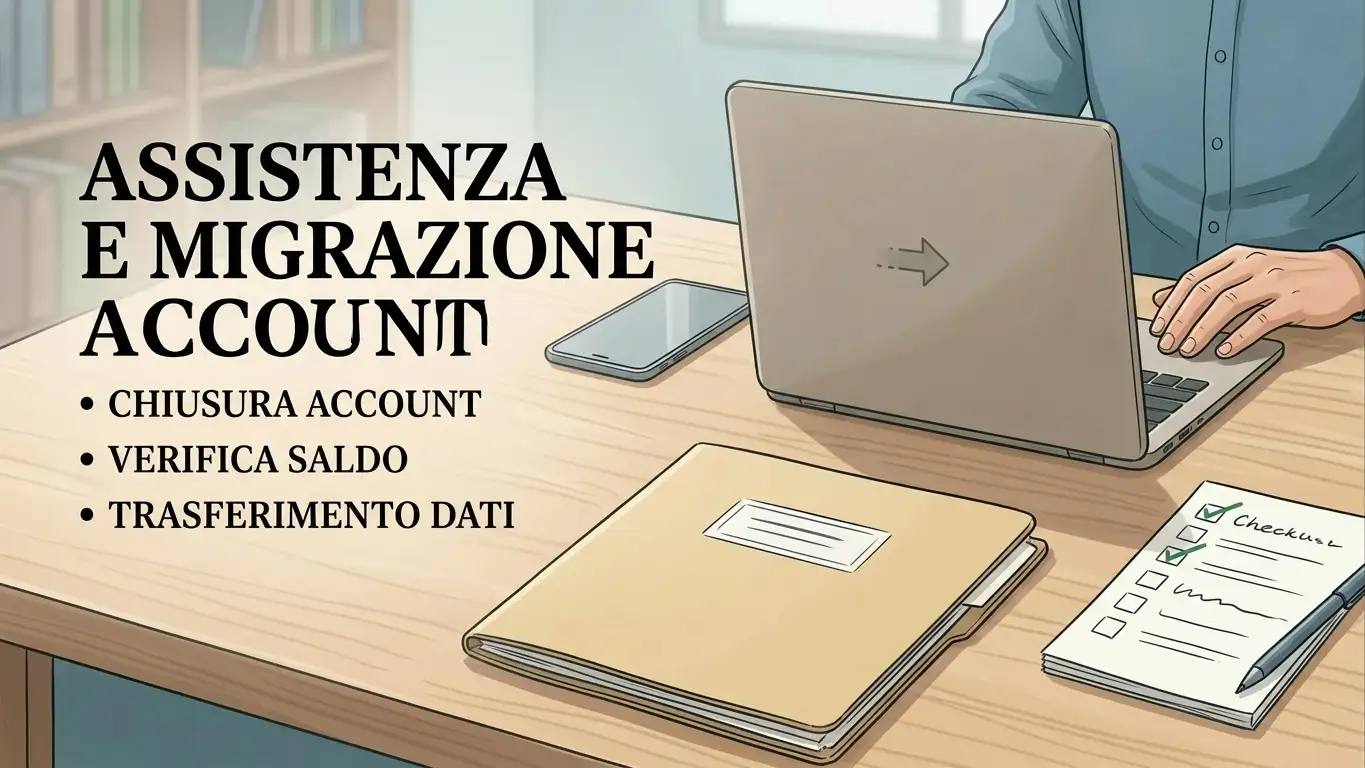 Illustrazione editoriale di assistenza clienti per un vecchio conto di gioco